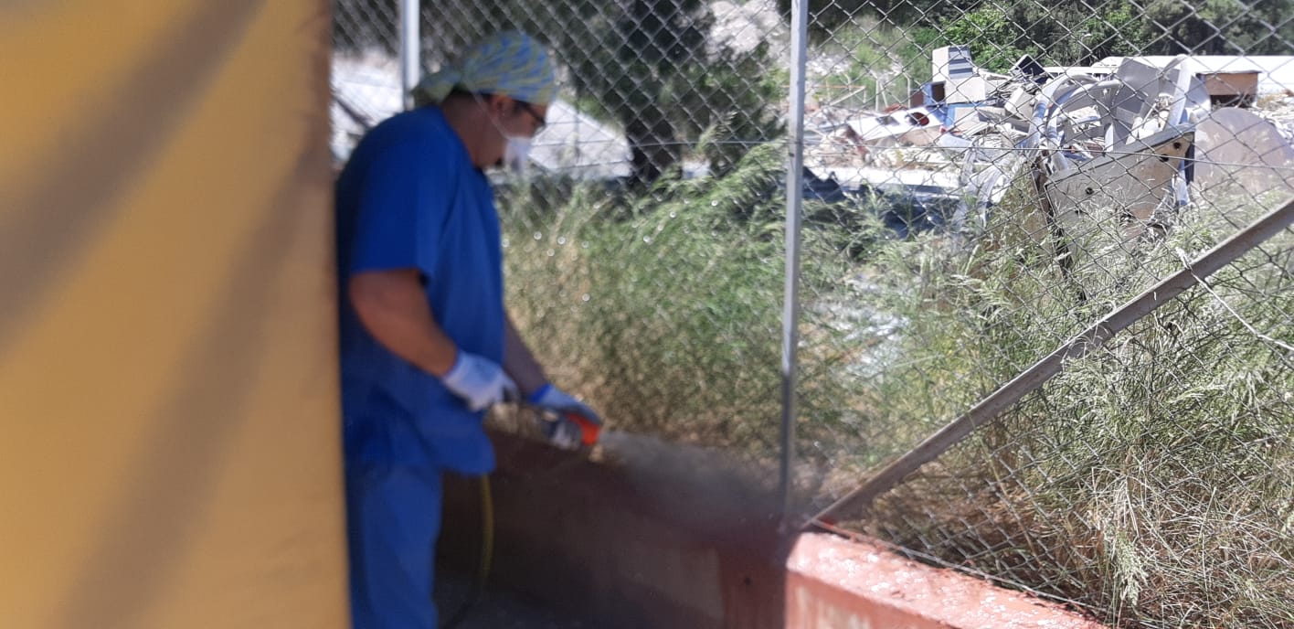 Kemer Belediyesi, barınaktaki hayvanlar için pire ve kene ilaçlaması yapıyor