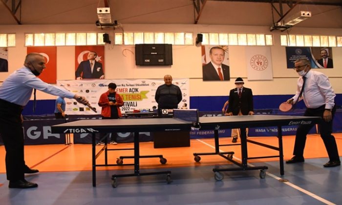 KEMİAD 2. KEMER AÇIK MASA TENİSİ TURNUVASI BAŞLADI