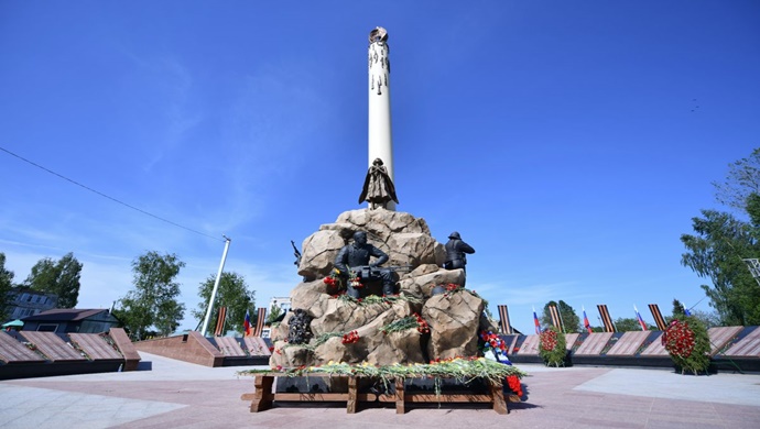 В Рыбках Смоленской области при поддержке «Единой России» открыли уникальный памятник воинам-афганцам