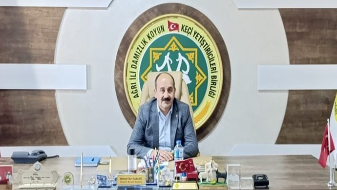 AĞRI İLİ DAMIZLIK KOYUN KEÇİ YETİŞTİRİCİLERİ BİRLİĞİ BAŞKANI MEHMET NURİ SAMANCI `DAN KURBAN BAYRAMI MESAJI