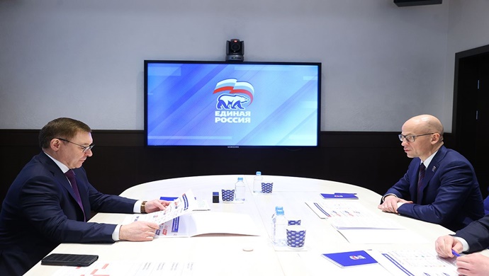 Vladimir Yakushev ve Alexander Brechalov, Birleşik Rusya’nın Udmurtia’daki önceliklerini görüştüler