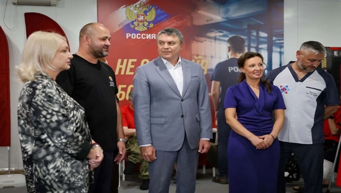 В Луганске по Народной программе «Единой России»-2021 открылся адаптивный спортзал «Новая высота»